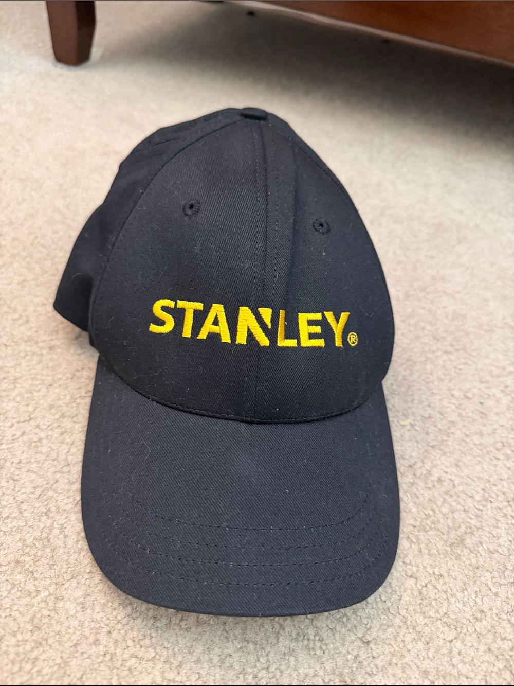 Stanley Black Cap with Yellow Embroidered Logo